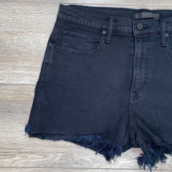 Genetic Jeans Farrah Jean Shorts Size 30 Black Currant - Picture 12 of 13